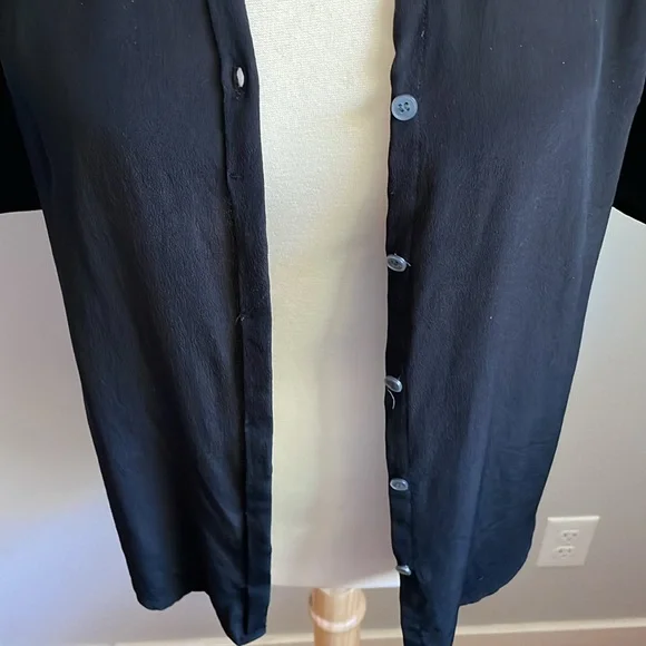 J Crew Silk Button Down Blouse - Picture 6 of 8